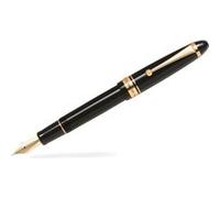 PILOT Stylo plume Custom 743 noir en résine, plume moyenne en or 14K n°15, instrument d’écriture d’exception alliant tradition et précision Noir