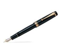 PILOT stylo plume Custom 845 en ébonite laquée Urushi noire, plume fine or 18 carats, coffret bois exclusif Noir