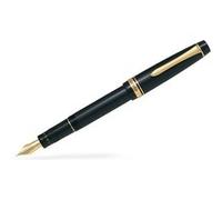 PILOT stylo-plume Justus 95 noir plume fine en or 14 carats réglable coffret écriture précise et élégante Noir
