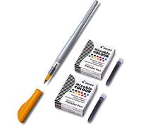 PILOT Stylo plume pour calligraphie parallèle rechargeable (2,4 mm + cartouches)