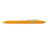 PILOT Stylo rétractable et rechargeable FRIXION CLICKER 0,7mm. Encre effaçable+gomme intégrée. Abricot