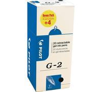 Pilot Stylo Roller À Encre Gel G-2 Plus 05, Value Pack, Noir