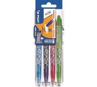PILOT Stylo roller FRIXION BALL 07 Set2Go, étui de 4 Fun G