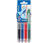Pilot Stylo Roller Frixion Ball Clicker 05 Set2go, Étui De 4