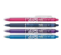 PILOT Stylo roller FRIXION BALL CLICKER 07, 4 stylos par étui | couleurs personnalisables 4er NEW BONUS