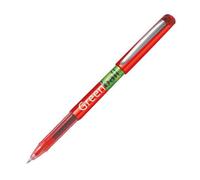 Pilot Pen – Feutre roller Greenball 0,7 – Pointe conique – Rouge G