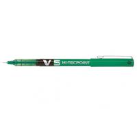 PILOT Stylo roller Hi-Tecpoint V5 Encre liquide Pte Fine Vert