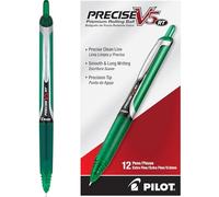 Pilot Stylos à bille à encre liquide avec grip précis Dozen Box Vert