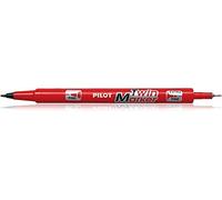 Pilot Super Couleur Twin Marker Permananet Rouge (lot de 10)
