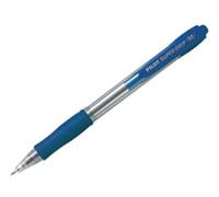 Pilot Super GripLot de 12 Stylo à bille rechargeable Pointe moyenne rétractable Encre Bleue Corps plastique + grip
