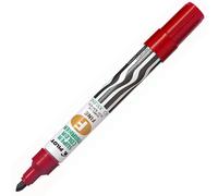 Pilot Supercolour Fine Permanent Marker Bullet 4 mm Tip - Red, Box of 12