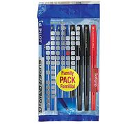 Pilot Supergrip G Set de 8 Stylos bille pointe moyenne Bleu/Noir/Rouge