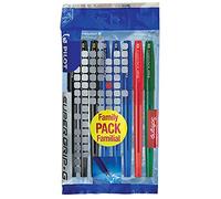 Pilot Supergrip G Set de 8 Stylos bille pointe moyenne Noir/Bleu/Rouge/Vert