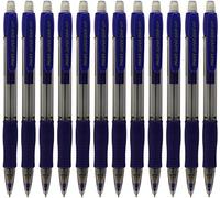 Pilot Supergrip H187 Lot de 12 Porte-mine 0,7 mm rechargeable Corps plastique avec grip caoutchouc Bleu