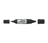 Pilot Twin Marqueur permanent Jumbo Begreen - Double pointe : Ogive et biseautée - Noir