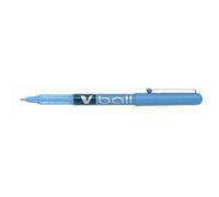 Pilot V-Ball 05 Lot De 12 Stylo Roller Pointe Métal 0,5 Mm Encre Liquide Turquoise
