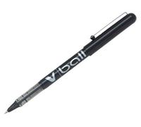 Pilot V-Ball Stylo roller Pointe métal 0,5 mm Encre liquide Noire - Lot de 12