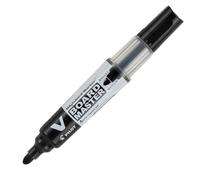 Pilot Pen Marqueur effaçable à sec V-Board Master Pointe ogive Lot de 10 Noir