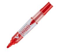Pilot Pen Marqueur effaçable à sec V-Board Master – Pointe ogive 2,3 mm – Rouge – Lot de 10