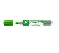 Pilot V-Board Master Lot de 10 Marqueur effaçable à sec Pointe ogive Vert
