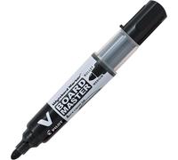 Pilot - V-Board Master - Marqueur Effaçable À Sec - Pointe Ogive - Noir - Lot De 10