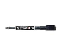 Pilot V-Board Master S 3,5 mm Pointe extra fine marqueur pour tableau blanc avec effaceur - Noir