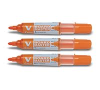 PILOT V Boardmaster Begreen Lot de 3 marqueurs de table Orange