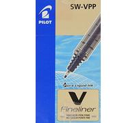 Pilot V Fineliner Liquid Ink 1.2 mm Tip - Blue Box of 12