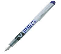 Pilot Pen - Stylo plume jetable - V-Pen Silver - Violet - Plume moyenne