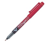 Pilot V Sign Pen Liquid Ink 2.0 mm Tip - Red, Box of 12 Red 1 count (Pack of 12)