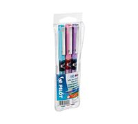 Pilot Pen – Roller à encre liquide V5 Hi-Tecpoint, lot de 3, turquoise/rose/violet, pointe fine