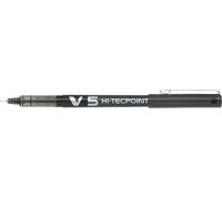 Pilot - V5 Hi-Tecpoint - Liquid Ink Roller Pen - 4-Pack - Black/Blue/Red/Green Fine Point