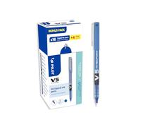 Pilot V5 Hi-Tecpoint Liquid Ink Roller Pen - Blue (Pack of 20)