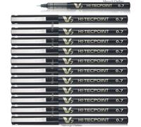 Pilot V7 Pack Of 12 Medium Point Liquid Ink Pens Black