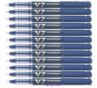 Pilot V7 rechargeable bleu Lot de 10
