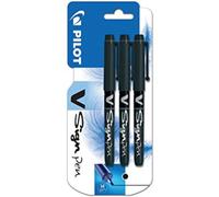 Pilot Vsign Pen Black Pack 3131910218005 M Lot De 3 Stylos Feutre Noir Ecriture Dessin Sketch Art Calligraphie Scolaire Ecole Bureau Commerce Comasound Kartel Csk Online