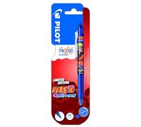 PILOT x NARUTO - 1 FriXion Ball Clicker- Stylo effaçable et rétractable-Édition limitée Naruto Shipudden - Stylo roller rechargeable - Bleu - Pointe moyenne