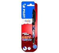 PILOT x NARUTO - 1 FriXion Ball - Stylo effaçable -Édition limitée Naruto Shipudden - Stylo roller rechargeable - Noir - Pointe moyenne