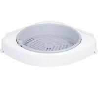 Pilotage Organisateur de douche Mall sans perçage, blanc