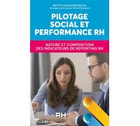 Pilotage social et performance RH - IPSOC - Studyrama Eds - broché - Etude