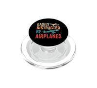 Pilote Amusant Facilement Distrait par Les Avions PopSockets PopGrip pour MagSafe