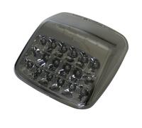 HIGHSIDER Feu arrière LED style Harley-Davidson smart homologué - verre fumé - l'unité