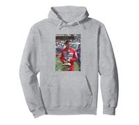 Pilote Ayrton Senna Racing au GP de Grande-Bretagne à Silverstone 1989 Sweat à Capuche, Unisexe pour Adultes, Gris Chiné, XXL
