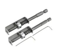 Pilote d'alignement à ressort à plusieurs matériaux - Construction en aluminium - Design compact pour espaces de travail portables et étroits - Poignée ergonomique