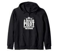 Pilote d'aviation Un pilote qualifié peut le garder pendant des heures Sweat à Capuche