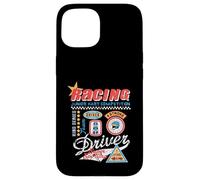 Pilote de compétition de Karting Vintage Racing Junior Coque pour iPhone 15