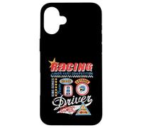 Pilote de compétition de Karting Vintage Racing Junior Coque pour iPhone 16 Plus