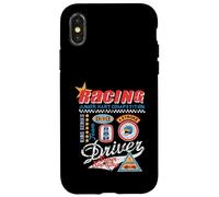 Pilote de compétition de Karting Vintage Racing Junior Coque pour iPhone X/XS