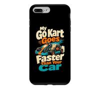 Pilote de Course de Karting de Dessin animé Mon Kart va Plus Vite Que Coque pour iPhone 7 Plus/8 Plus