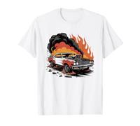 Pilote De Demolition Derby Choc Voiture Foire Demo Course T-Shirt